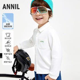 男童翻领针织上衣秋季新款安奈儿童装实体店同款XB431693