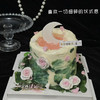刮刀花许愿池蛋糕【加高款】 商品缩略图0