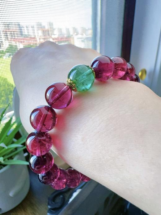 34.4g 10.2mm 碧玺手链 商品图8