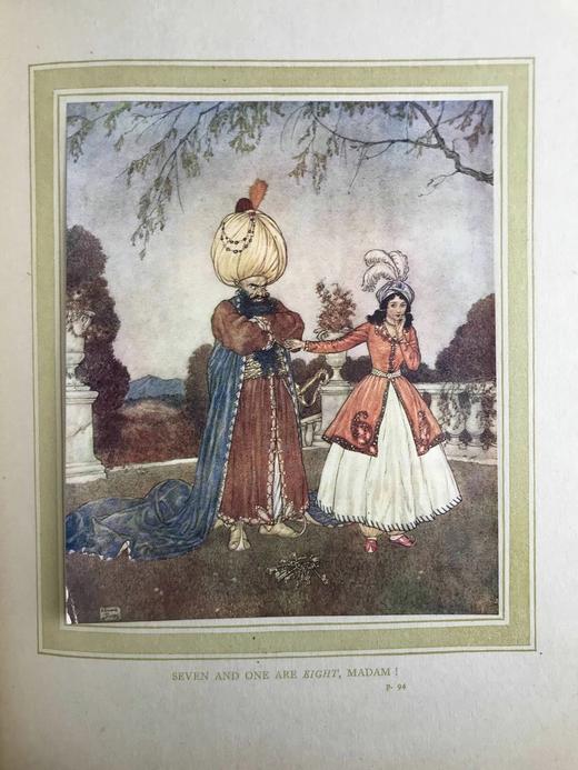 约20世纪早期 杜拉克法国红十字会童话图书 18幅彩色插图 布面精装16开 商品图8