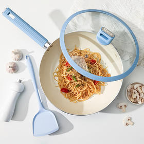 【康巴赫】溢彩不粘炒锅两件套LPB-CT30A