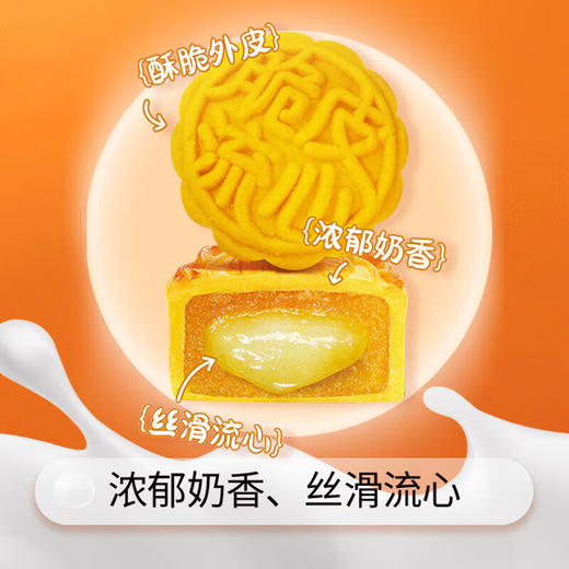 陶陶居月饼员工福利团购广式经典礼盒月饼莲蓉五仁豆沙月饼中秋月饼礼盒 “陶脆脆”脆皮流心奶黄月饼礼盒 商品图1