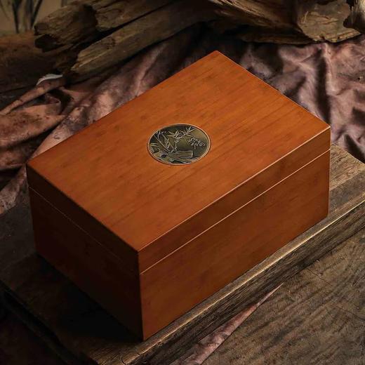 竹石图【竹盒.单瓷罐+1杯】100元1套.整箱9套 商品图1