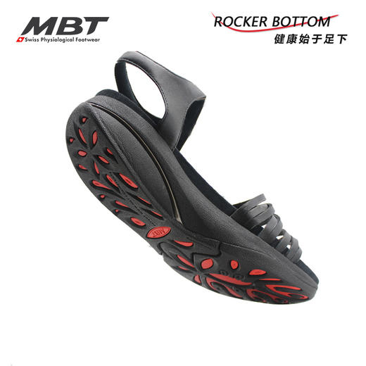MBT足健康鞋女厚底 凉鞋拉伸小腿 足弓支撑增高抗菌吸汗牛皮 KAWERIA 商品图3