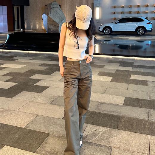 ROMI STUDIO-B 复古小众 气质显瘦修身纯色吊带M3184/T3184 商品图1