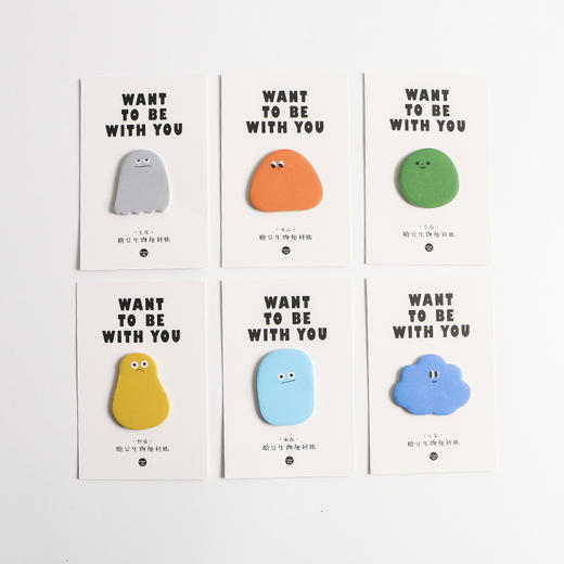 便利贴Infeelme原创 糖豆生物系列 创意卡通可撕留言记事N次贴6款 商品图4