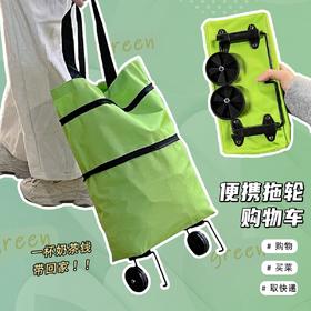 【家居百货】【可变形拖轮购物车】能背能拖超实用！帆布制成 坚固耐用随意买买买，可劲装 多场景使用！露营/旅行/家用/通通搞定