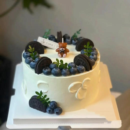 蓝莓小熊蛋糕 商品图0