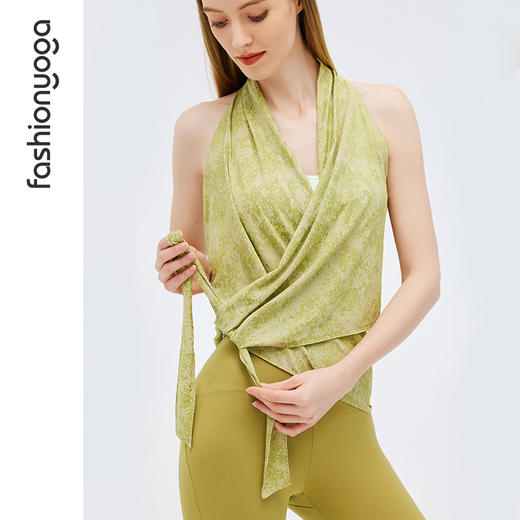 F12216凡圣瑜伽简约优雅女神外搭（不含胸垫） 商品图3