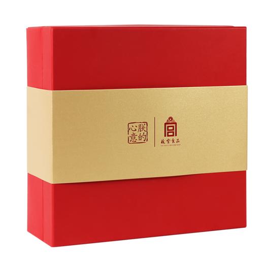 金九月饼  湛江特色广式吴川中秋五仁月饼 圆盒荟臻中秋礼盒1000g 商品图4