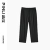 PINLI品立夏季新品薄款四面弹九分裤黑色休闲裤潮牌时尚西裤B242117149 商品缩略图2