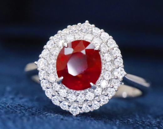 1.39ct 红宝石戒指 商品图0