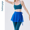 F11551凡圣瑜伽一片式绑带运动短裙透气防走光外搭遮臀修身瑜伽裙 商品缩略图11