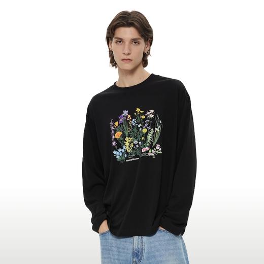 WassupHouse 花群云朵纱长袖T恤 商品图2