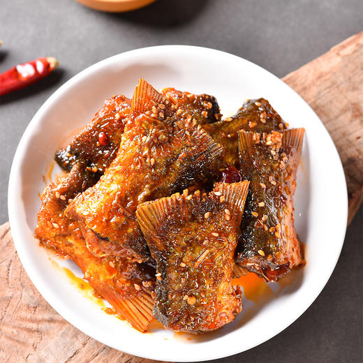 烟熏孜然鱼尾220g，茴香、中辣、有嚼劲、手作美食，三峡民俗风味小吃 商品图4