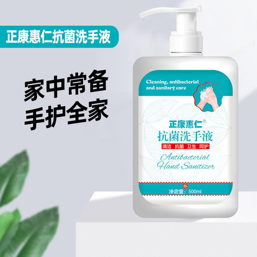 500ml抗菌洗手液清洁去污泡沫洗手液外用水洗型杀菌洗手液批发 商品图2