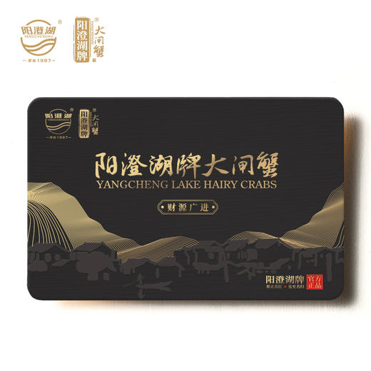 【秋高蟹肥】阳澄湖牌大闸蟹  #锦绣前程 2188型#  公蟹4.0；母蟹3.0五对装 礼券 商品图3
