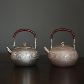 问鼎银壶唐草纹汤沸（紫皮）（缺货）