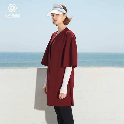 F09858凡圣瑜伽服春夏款优雅女神休闲外搭外套（不含胸垫） 商品图0