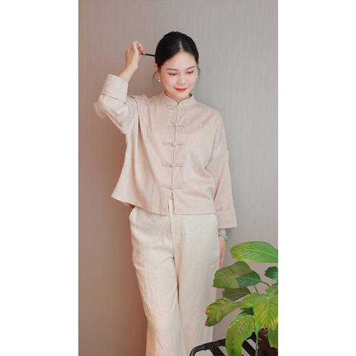 【抖音专属】中式小衫（24810885-地籁） 商品图2