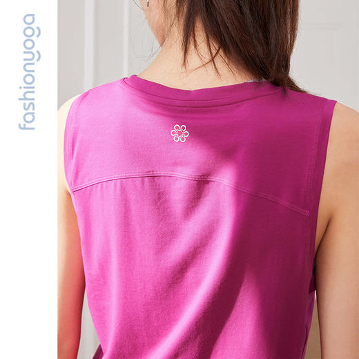 F14220基础款圆领短款背心 商品图2