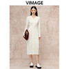 VIMAGE纬漫纪气质镂空修身显瘦钩花两件套连衣裙秋季新款V2207816 商品缩略图0