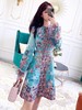 3S5672-翡翠色连衣裙--《洛可可系列之二》秋季款 商品缩略图3