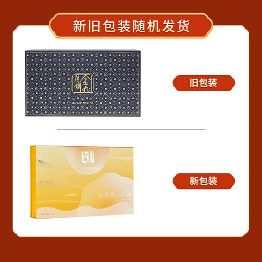 金九月饼 流心奶黄月饼礼盒 港式中秋月饼礼盒团购360g 商品图2