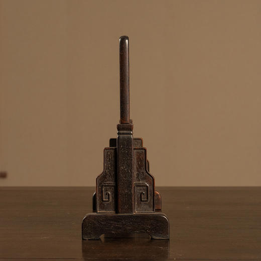 清 紫檀镶云石砚屏 商品图3