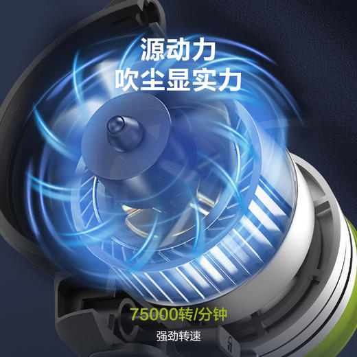 威克士无线强力吹尘枪WU093小型锂电工业吹风机吹灰尘除尘鼓风机 商品图5