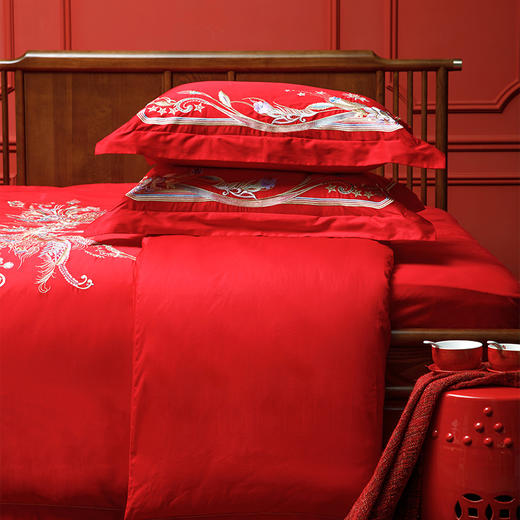 多喜爱 喜玫瑰婚庆八件套 鎏金翼彩 商品图4