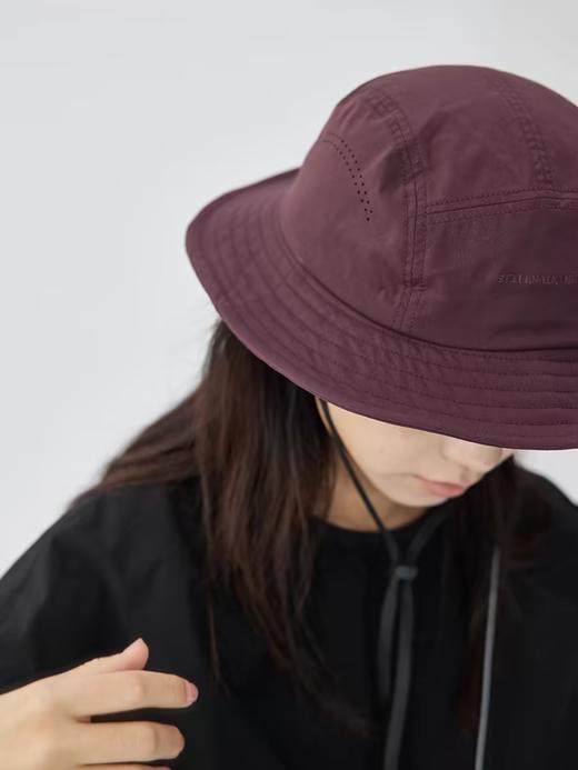 步履不停/4B76007C/户外透气冲孔挂绳防蚊黑色棕色渔夫帽 商品图1