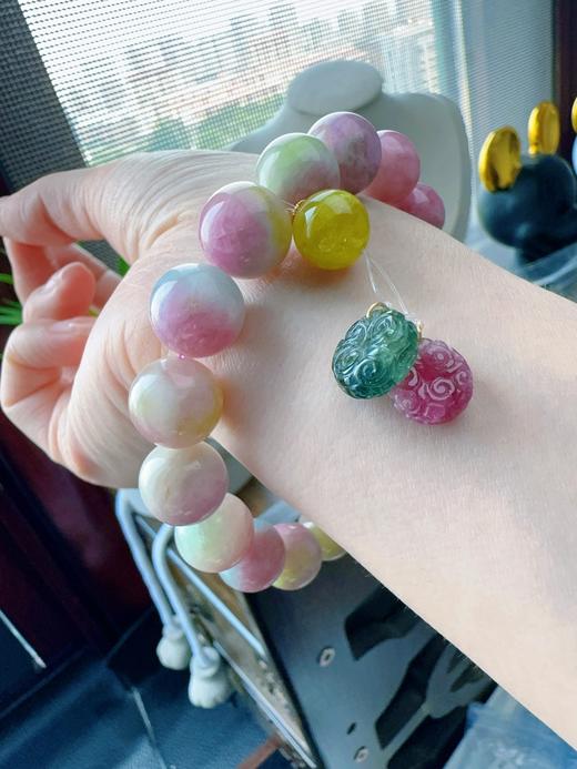 57.47g 57.72mm 西瓜碧玺手链 商品图8