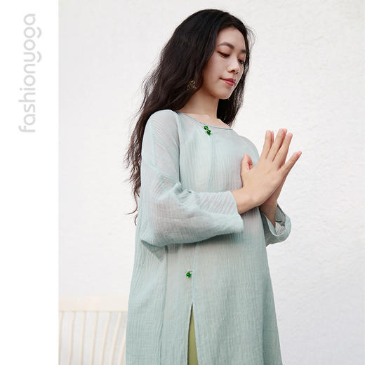FM14390新中式禅风裙外搭 商品图9