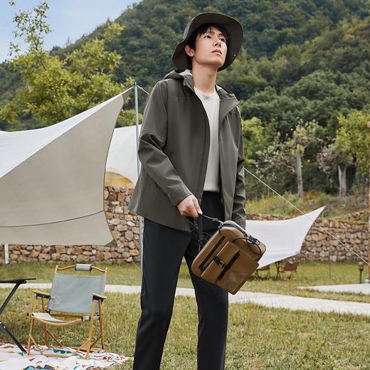 【三防】柒牌连帽夹克男2024秋季新款时尚潮流户外登山服休闲外套	127K70880 商品图3