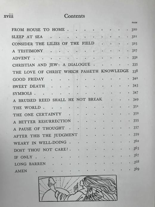 约20世纪早期 克里斯蒂娜·罗塞蒂诗集 弗洛伦斯·哈里森36幅彩色手工贴图34幅黑白插图 漆布精装16开 商品图6