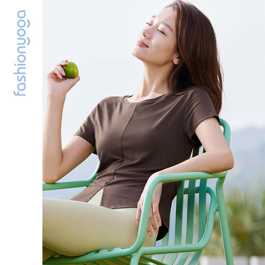 F14305前开叉收腰短袖 商品图8