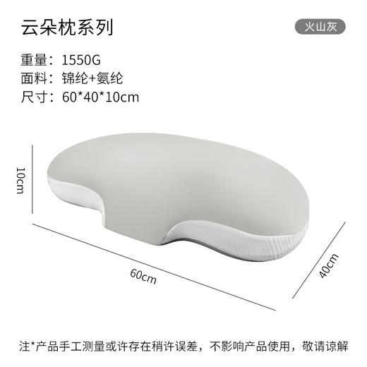 新款记忆棉枕头慢回弹枕颈椎枕深睡记忆棉枕芯不塌陷颈椎枕_ym 商品图5