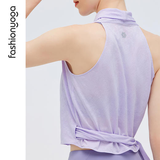 F12216凡圣瑜伽简约优雅女神外搭（不含胸垫） 商品图7