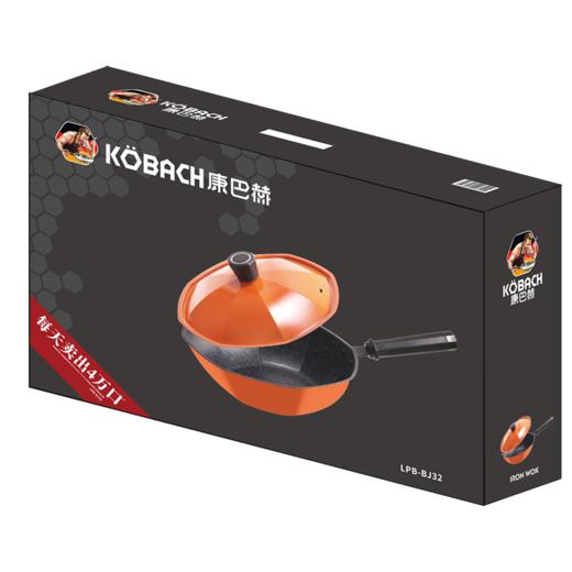 【康巴赫】锦厨八角平底炒锅 LPB-BJ32 商品图7