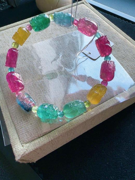 18.7g 雕刻碧玺手链 商品图1