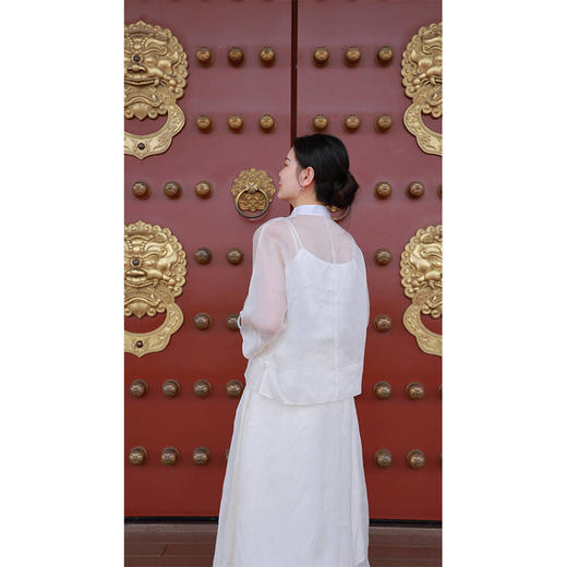 蒹葭宛央-套装（小衫24810903++半裙22706389-空灵之秀） 商品图1