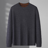 【羊毛】【新款DWP】大依优型大码羊毛衫针织衫圆领加肥加大毛衣大号胖子宽松毛衫男装上衣打底 商品缩略图5
