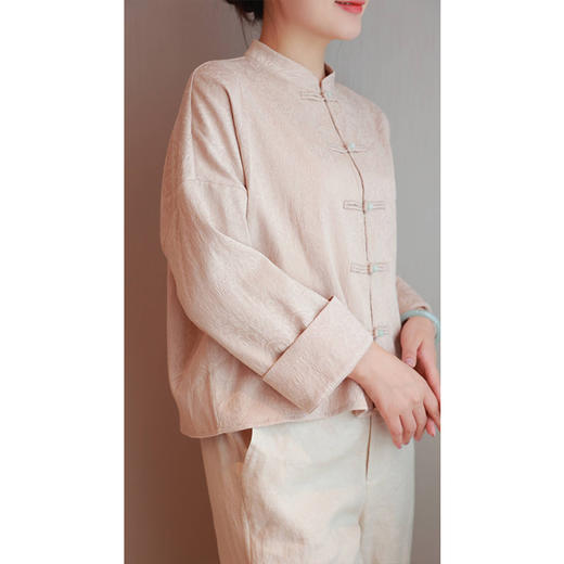 【抖音专属】中式小衫（24810885-地籁） 商品图5