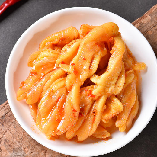 回味鸭掌（无骨）220g，Q弹爽口，胶原蛋白，湖北宜昌西陵鲜食泡菜，三峡民俗风味小吃 商品图4