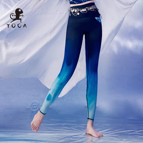 【现货秒发】壁虎瑜伽【鲲】限量款印花瑜伽裤