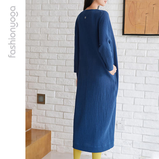 FM11802凡圣瑜伽棉麻禅意按扣外套（不含胸垫） 商品图8