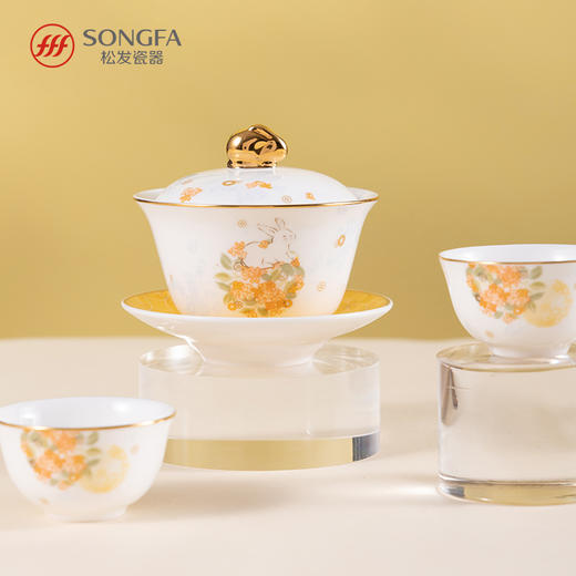 8头花团锦兔茶具 商品图3