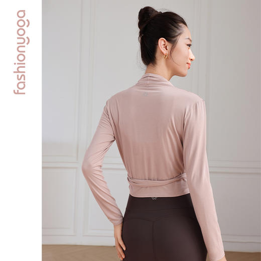 F14397优雅系带长袖外搭 商品图10