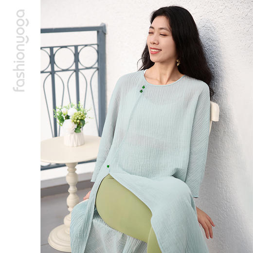 FM14390新中式禅风裙外搭 商品图8